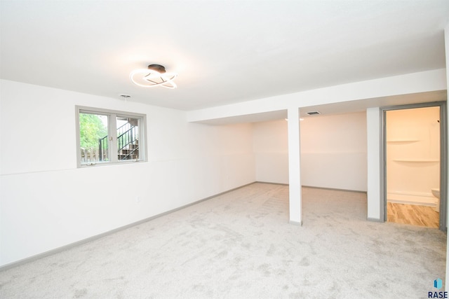 4301 E 28th St, Sioux Falls, SD 57103 - basement featuring carpet and baseboards