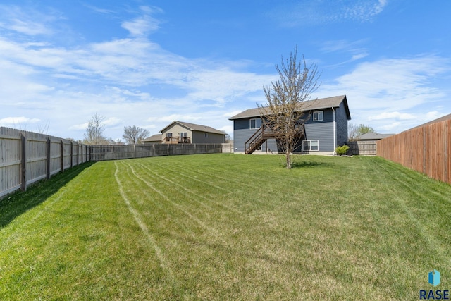 7305 W Jacob Cir, Sioux Falls, SD 57106 - view of yard with stairway