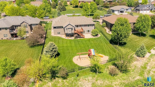 1817 W Ashton Trl, Brandon, SD 57005 - aerial perspective of suburban area