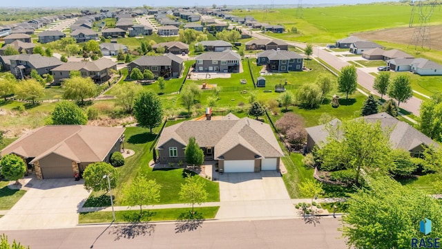1817 W Ashton Trl, Brandon, SD 57005 - aerial perspective of suburban area