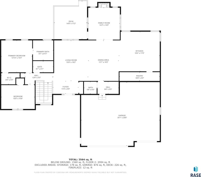1817 W Ashton Trl, Brandon, SD 57005 - floor plan / room layout