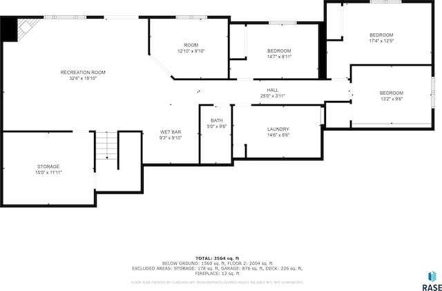 1817 W Ashton Trl, Brandon, SD 57005 - property floor plan