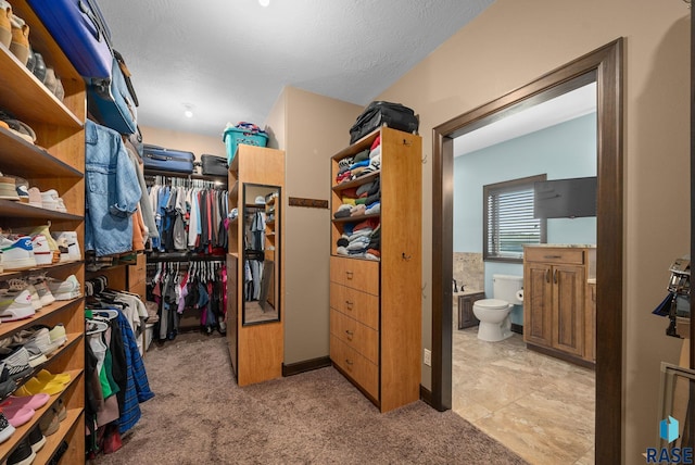1301 S Hyannis Port Ln, Sioux Falls, SD 57106 - walk in closet featuring light colored carpet