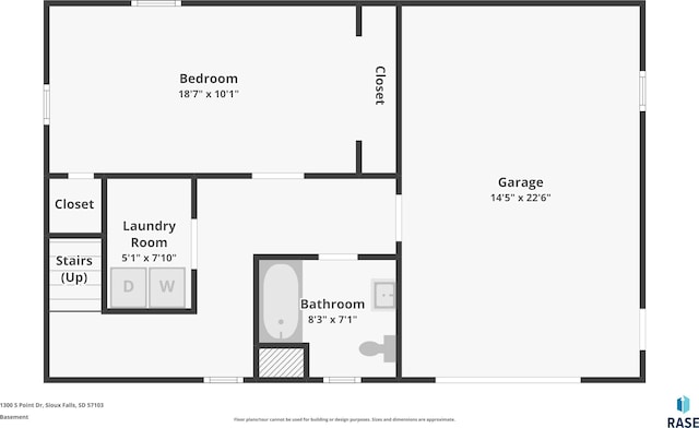 1300 S Point Dr, Sioux Falls, SD 57103 - floor plan / room layout