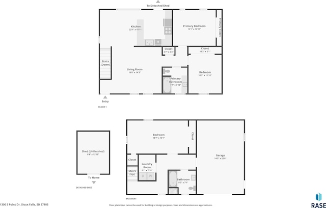 1300 S Point Dr, Sioux Falls, SD 57103 - room layout