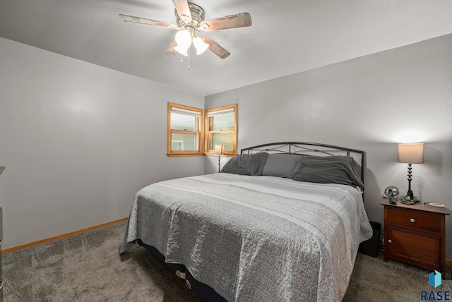 350 W Maple St, Edgerton, MN 56128 - carpeted bedroom featuring baseboards and a ceiling fan