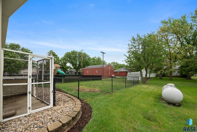 350 W Maple St, Edgerton, MN 56128 - view of yard with a playground
