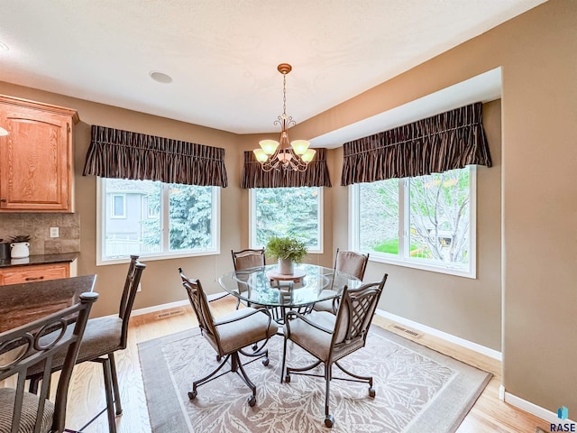 108 W Hazeltine Ln, Sioux Falls, SD 57108 - dining area with a chandelier, healthy amount of natural light, and baseboards
