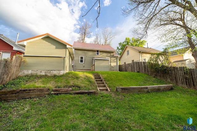 1530 W 10th St, Sioux Falls, SD 57104 - rear view of property featuring metal roof