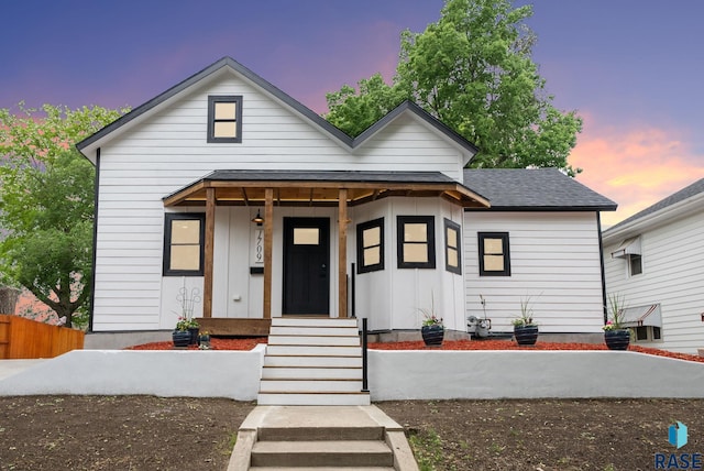 1709 S Duluth Ave, Sioux Falls, SD 57105 - view of front of home with board and batten siding