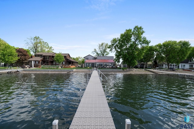 6604 Peninsula Pt, Wentworth, SD 57075 - dock featuring a water view