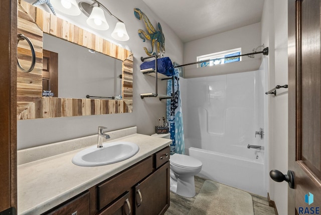5205 S Eastwind Ave, Sioux Falls, SD 57108 - full bath with shower / bath combo with shower curtain, vanity, and toilet