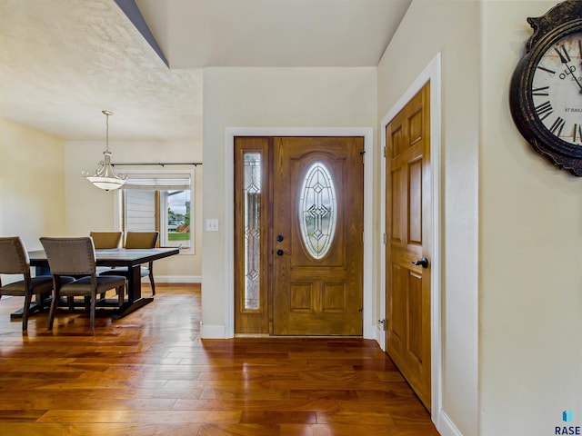 2601 N Devon Ave, Tea, SD 57064 - entrance foyer featuring baseboards and wood-type flooring