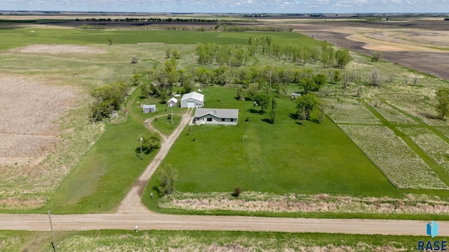 39240 210th St, Huron, SD 57350 - aerial overview of property's location with rural landscape