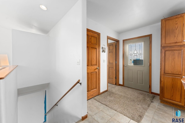 39240 210th St, Huron, SD 57350 - entrance foyer with baseboards and light tile patterned floors