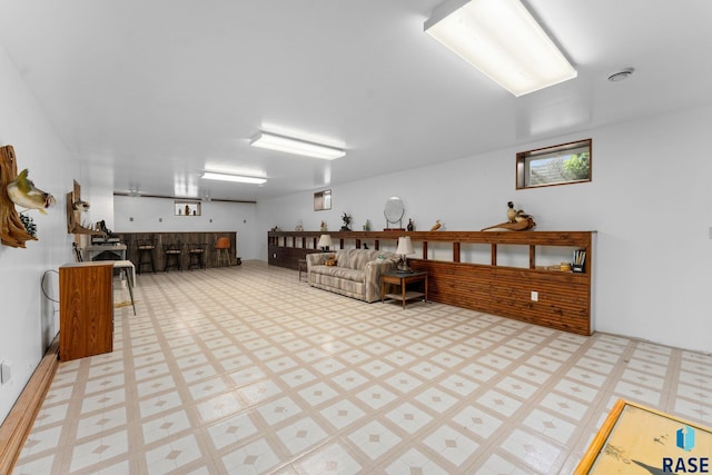 39240 210th St, Huron, SD 57350 - interior space featuring wet bar and light floors