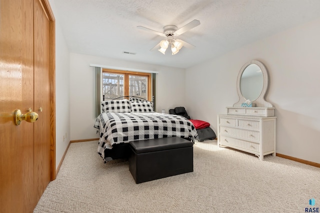 7005 W Strabane Trl, Sioux Falls, SD 57106 - bedroom featuring carpet, baseboards, and ceiling fan