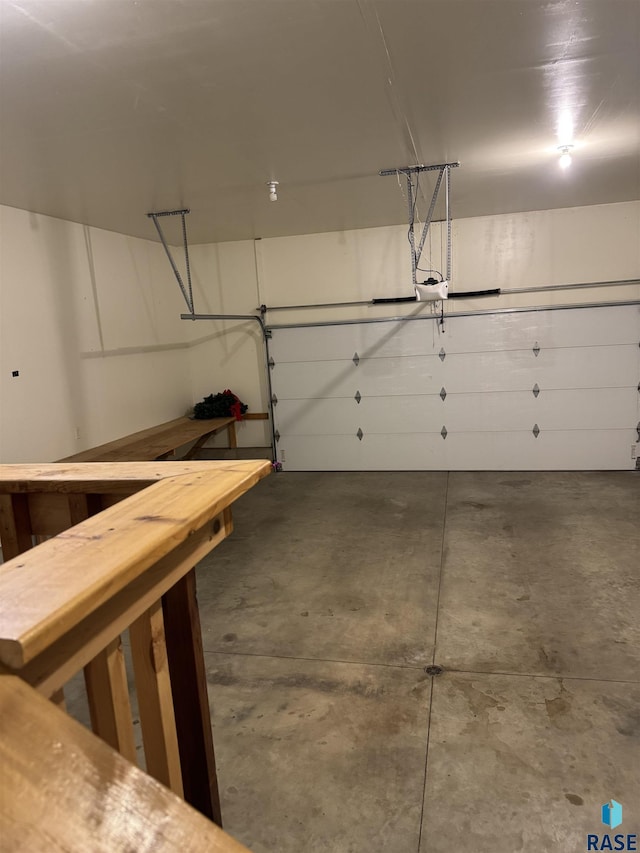 300 W Pipestone Ave, Flandreau, SD 57028 - garage with a garage door opener
