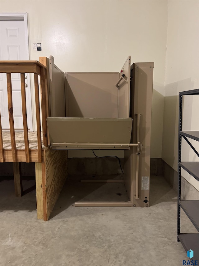 300 W Pipestone Ave, Flandreau, SD 57028 - miscellaneous room with unfinished concrete flooring