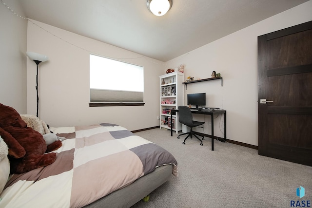 2407 E Copalis Pl, Sioux Falls, SD 57108 - bedroom with carpet, baseboards, and an office area