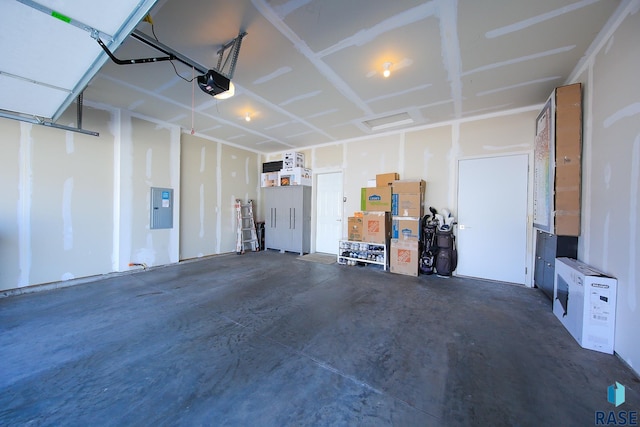 2407 E Copalis Pl, Sioux Falls, SD 57108 - garage with electric panel and a garage door opener