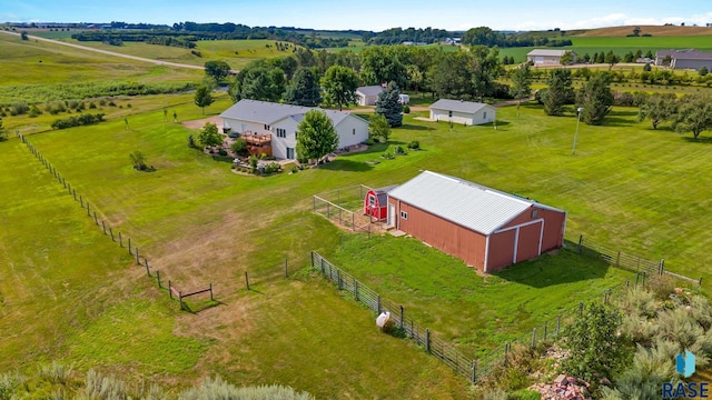 46493 258th St, Hartford, SD 57033 - aerial view of sparsely populated area with a pastoral area