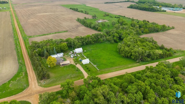 44904 289th St, Viborg, SD 57070 - aerial view of property's location featuring rural landscape and rows of crops