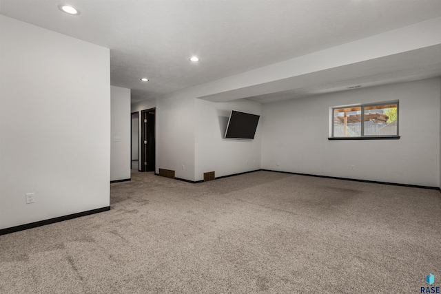 9509 W Liam St, Sioux Falls, SD 57106 - empty room with carpet floors, recessed lighting, and baseboards