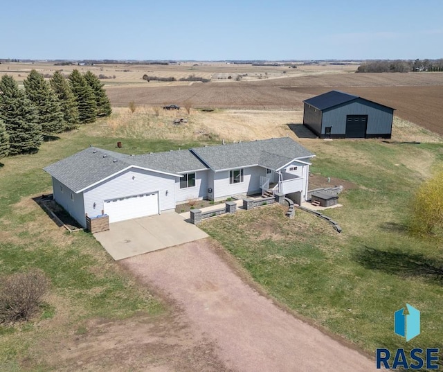 25280 480th Ave, Garretson, SD 57030 - aerial view of sparsely populated area