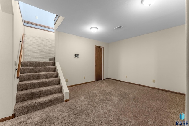 25280 480th Ave, Garretson, SD 57030 - stairs with carpet and baseboards