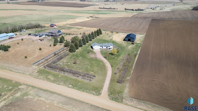 25280 480th Ave, Garretson, SD 57030 - aerial view of sparsely populated area featuring farmland