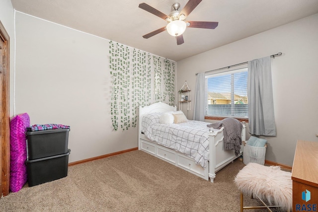 4314 W Shipton St, Sioux Falls, SD 57108 - bedroom featuring carpet floors, baseboards, and a ceiling fan