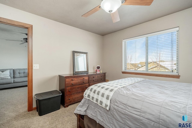 4314 W Shipton St, Sioux Falls, SD 57108 - bedroom featuring light carpet and a ceiling fan