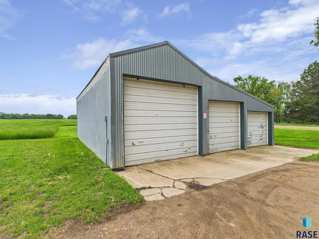 45390 284th St, Hurley, SD 57036 - view of detached garage