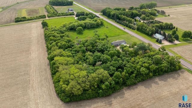 48484 262nd St, Valley Springs, SD 57068 - aerial view of sparsely populated area featuring abundant farmland