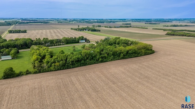 48484 262nd St, Valley Springs, SD 57068 - overview of rural landscape with large plots for crops