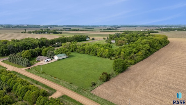 48484 262nd St, Valley Springs, SD 57068 - overview of rural landscape featuring abundant farmland