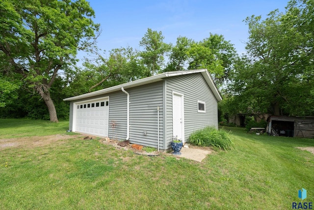 48484 262nd St, Valley Springs, SD 57068 - view of detached garage