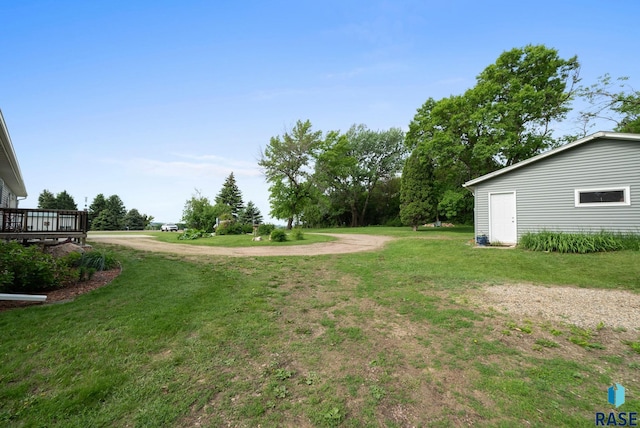 48484 262nd St, Valley Springs, SD 57068 - view of green lawn