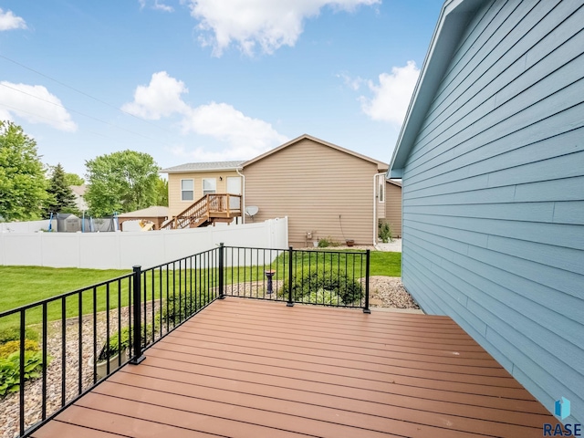 201 N Foss Ave, Sioux Falls, SD 57110 - view of deck