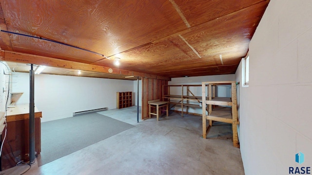 1024 Orchard Dr, Brookings, SD 57006 - finished below grade area featuring baseboard heating