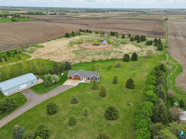 26646 461st Ave, Hartford, SD 57033 - aerial view of property and surrounding area with rural landscape