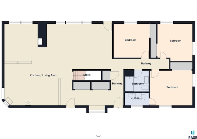 2804 S 1st Ave, Sioux Falls, SD 57105 - room layout