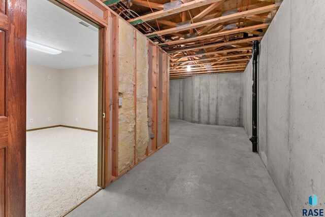 417 E Meadowlark Cir, Brandon, SD 57005 - view of unfinished basement