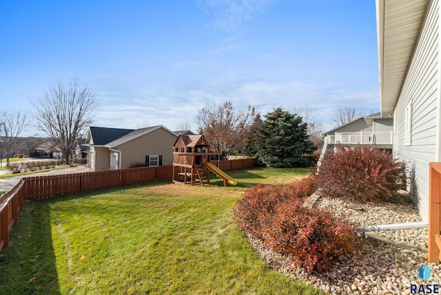 417 E Meadowlark Cir, Brandon, SD 57005 - view of yard featuring a playground
