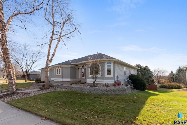 417 E Meadowlark Cir, Brandon, SD 57005 - view of front of house featuring a front lawn