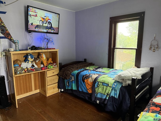 208 E Washington St, Marion, SD 57043 - bedroom featuring hardwood / wood-style floors