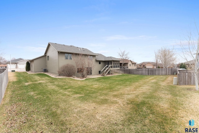 7005 E Archstone St, Sioux Falls, SD 57110 - back of house featuring stairway