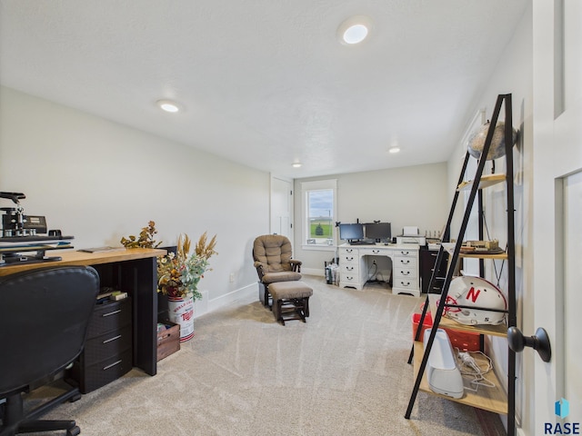 577 60th Ave, Beaver Creek, MN 56116 - carpeted home office featuring recessed lighting and baseboards