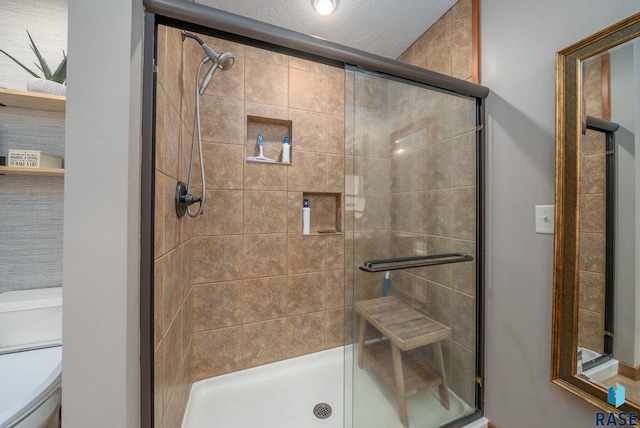 1325 W Whitechurch Ln, Sioux Falls, SD 57108 - full bathroom featuring a stall shower and toilet